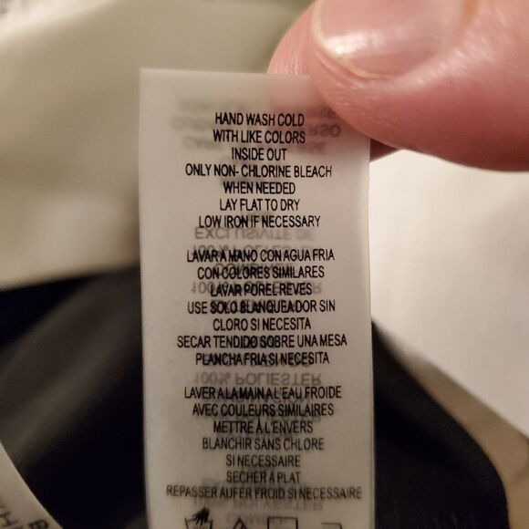 Karl Lagerfeld Lace Collar Sleeveless Top - size Small in Black/White. - Picture 13 of 13